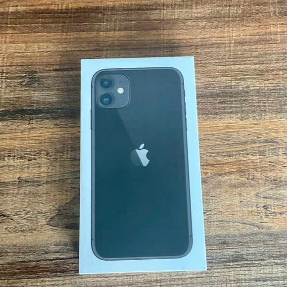 Black Apple iPhone 11 BOX (Includes Apple Stickers and SIM removal tool) - Picture 1 of 6